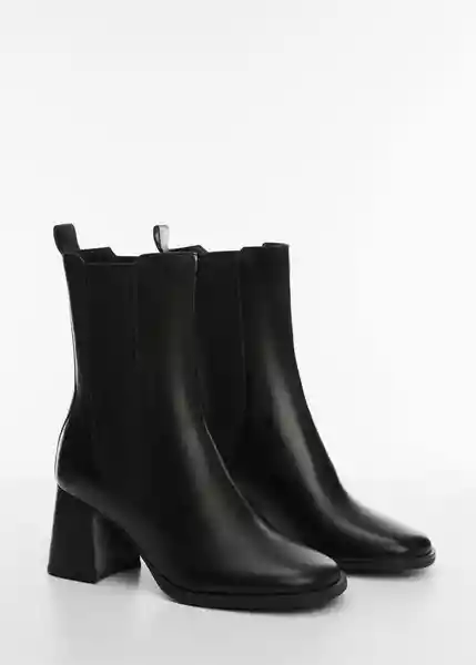 Botines Bandy Negro Talla 36 Mujer Mango