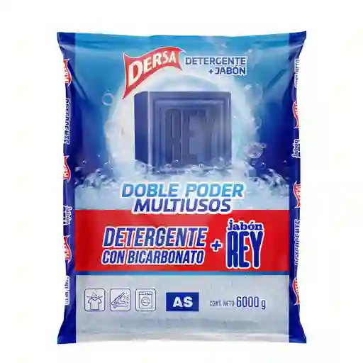 Dersa Detergente Doble Poder Multiusos en Polvo + Jabón Rey