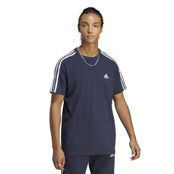 Adidas Camiseta M 3s Sj T Para Hombre Azul Talla L