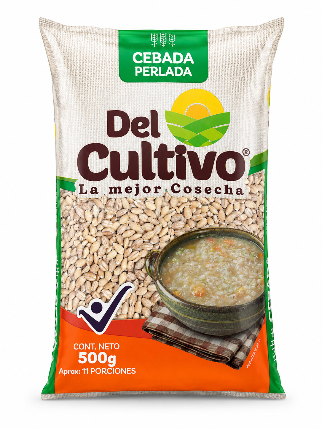 Del Cultivo Cebada Perlada 500 g