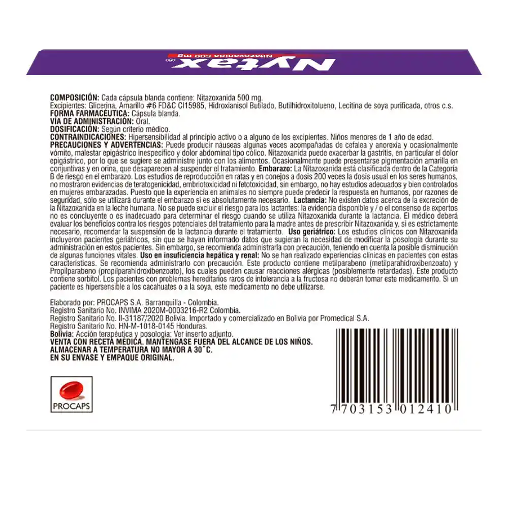 Nytax (500 mg)