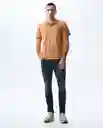 Camiseta Hombre Café Talla M 801G005_CAF161336 Americanino