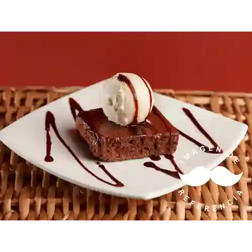 Brownie con Helado