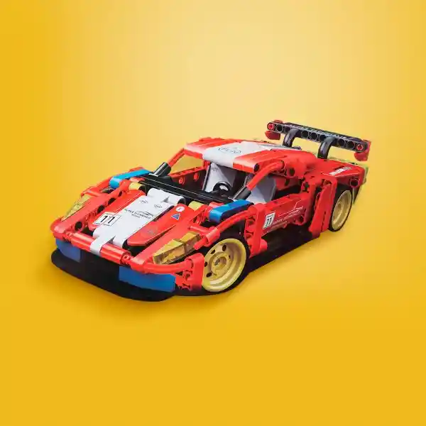 Juguete de Construcción Coche de Carreras Rojo 008 Miniso