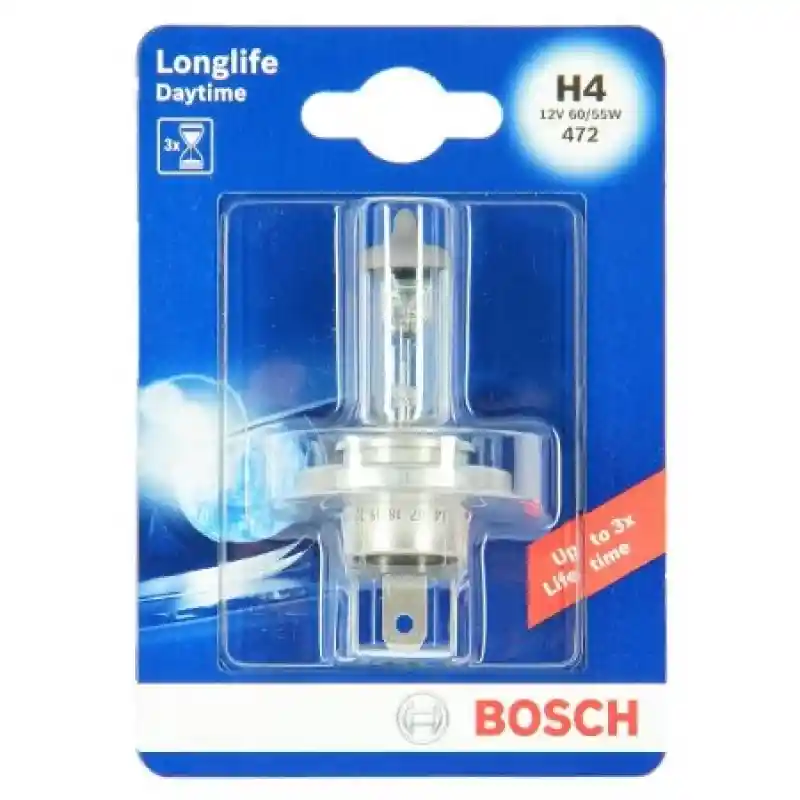 Bosch Home Bombillo Halógeno 12V 60-55W H4 01054