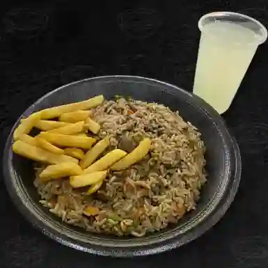 Combo arroz mixto + bebida