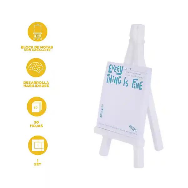 Block de Notas Con Caballete C Miniso