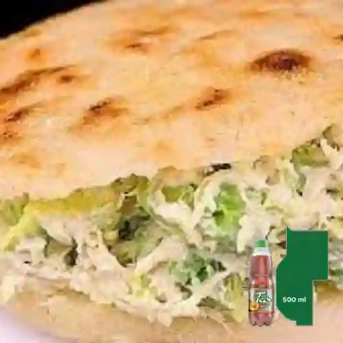 Combo Arepa Reina Pepiada + Mr Tea Durazno 500 ml
