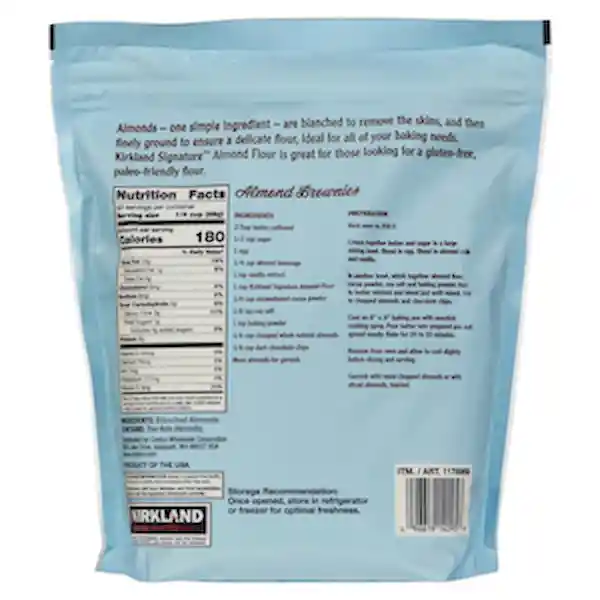 Kirkland Signature Harina de Almendra Blanqueada de California