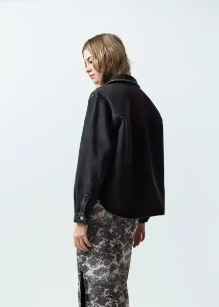 Chaqueta Benny Negro Puro Talla L Mujer 421G370 Naf Naf