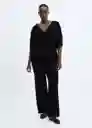 Jersey Vieira Negro Talla L Mujer Mango