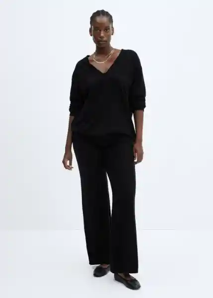 Jersey Vieira Negro Talla L Mujer Mango