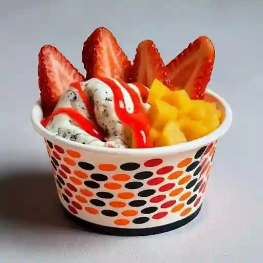 Bola de Helado y 2 Toppings