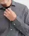 Camisa Premium Square Negro Sombrío Ultraoscuro M Chevignon