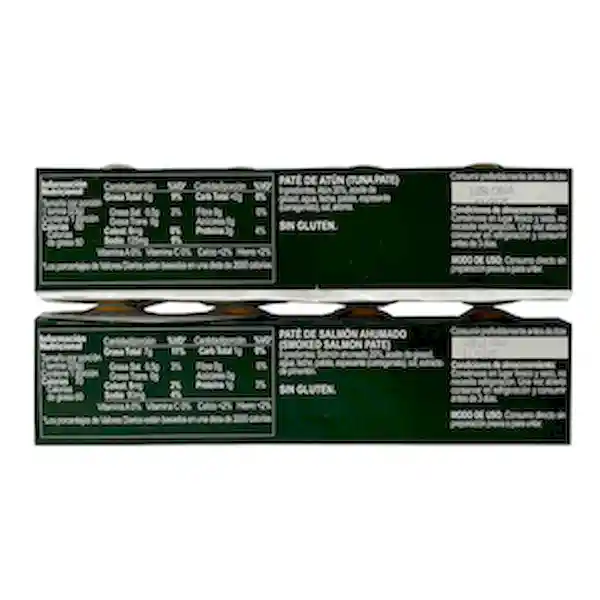 Iberitos Paté de Salmón Ahumado y Atún Artesanales Sin Gluten