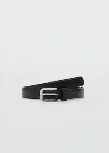Cinturón Mirta Negro Talla M Mujer Mango