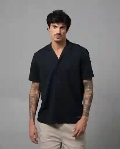 Camisa Hombre Negro Talla M 111G004 Rifle