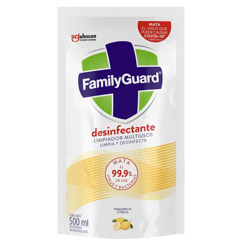 Family Guard Desinfectante Limpiador Multiusos 500 ml