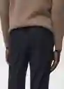 Pantalón Bologna Navy Talla 40 Hombre Mango