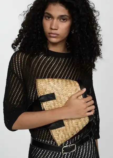 Jersey Reus Negro Talla M Mujer Mango