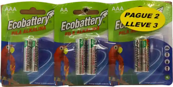 Ecobattery Pila AA + Pila Eco AAA
