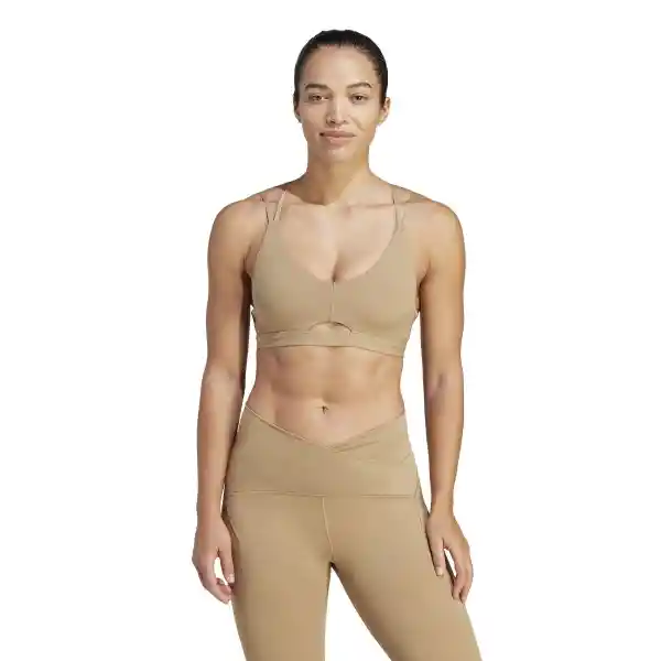 Adidas Brasier Yoga Studio Para Mujer Beige Talla Sac