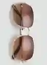 Gafas de Sol Capri Oro Talla 99 Mujer Mango