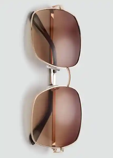 Gafas de Sol Capri Oro Talla 99 Mujer Mango