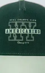 Gorra Unisex Verde Talla M 752G501_VER170230 Americanino