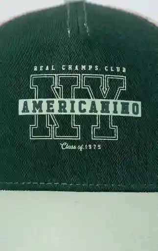 Gorra Unisex Verde Talla M 752G501_VER170230 Americanino