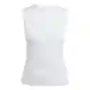 Adidas Camiseta Az L Muscle T Para Mujer Blanco Talla M