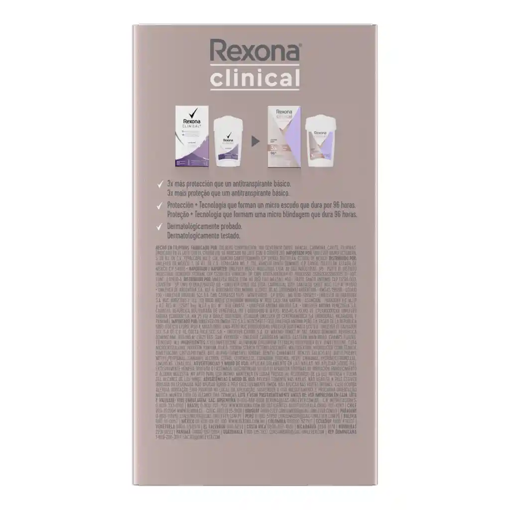 Rexona Desodorante en Crema Mujer Clinical Extra Dry