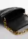 Bolso G Rain Negro Mujer Mango