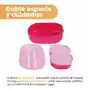 Contenedor Para Alimentos de Doble Capacidad Barbi Miniso