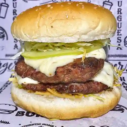 Hamburguesa Doble Carne Sencilla