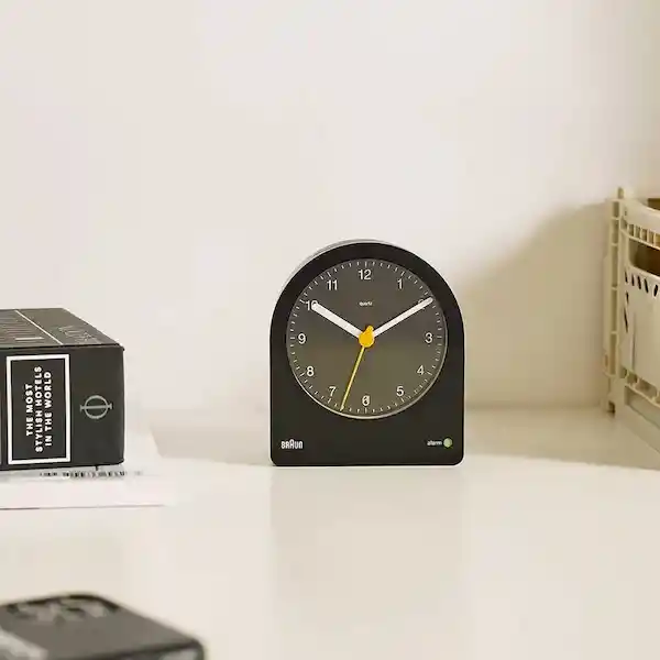 Inkanta Reloj Despertador Negro Ilumina