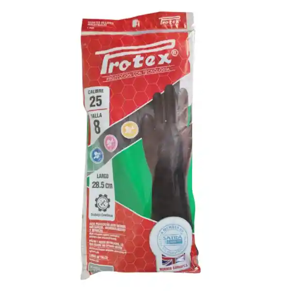 Protex Guantes Negro Talla 8 C-25