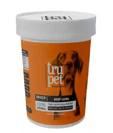 Trupet Snack Liofilizado Para Perros 100% Pulmón de Res