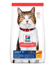 Hills Alimento Para Gato Feline Adult 7+ 4 Lb