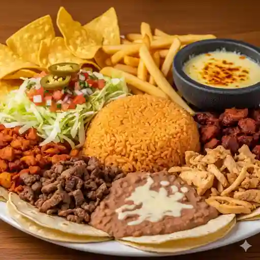 Bandeja de tecolotes familiar