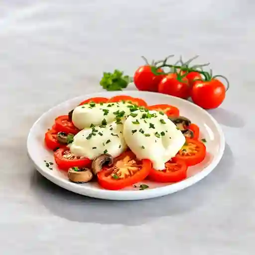 Mozzarella Con Champinon Al Horno