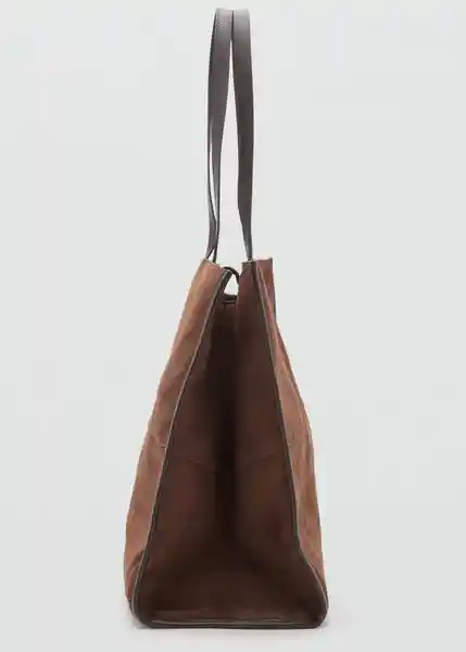Bolso G Fes Chocolate Talla 99 Mujer Mango
