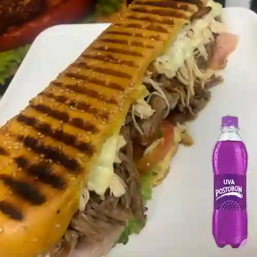 Combo Sandwich Ropa Vieja + Uva 400 ml