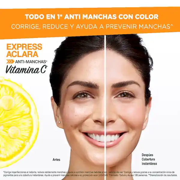 Garnier-Skin Active Crema Facial Antimanchas Express Aclara 