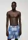 Short Bañador Girasol Navy Talla XL Hombre Mango