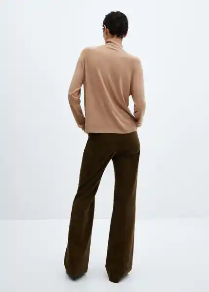 Saco Jersey Luccac Camel Talla 24 Mujer Mango