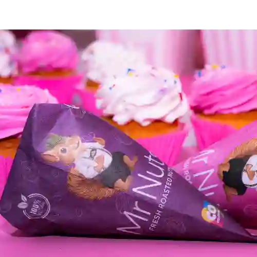 Cono de nueces mixto caramelizado