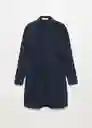 Vestido Mexi1Navy Talla XL Mujer Mango