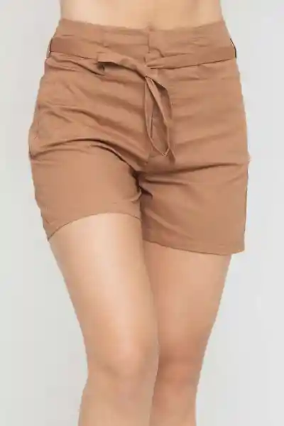 Short Crystal Color Beige Oscuro Talla 12 Ragged