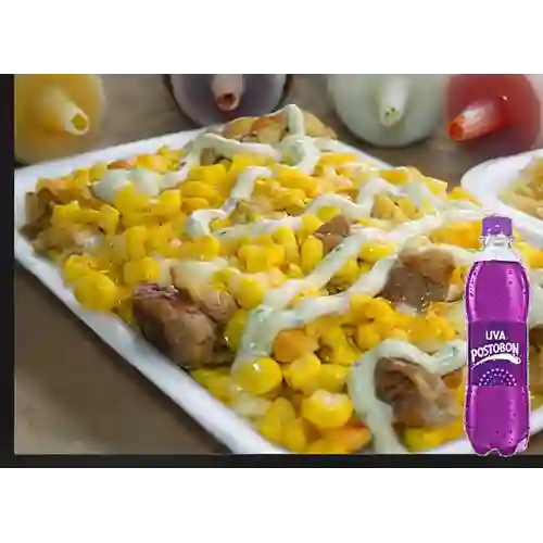 Combo Mazorcada Americana + Uva Postobon 250 ml